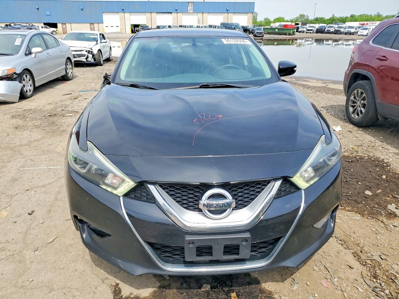 2016 Nissan Maxima 3.5 S Black vin: 1N4AA6AP7GC446130