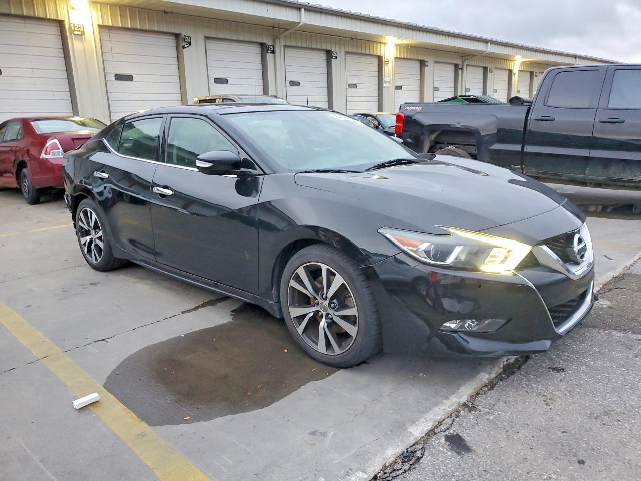 2017 Nissan Maxima Black vin: 1N4AA6AP7HC370734