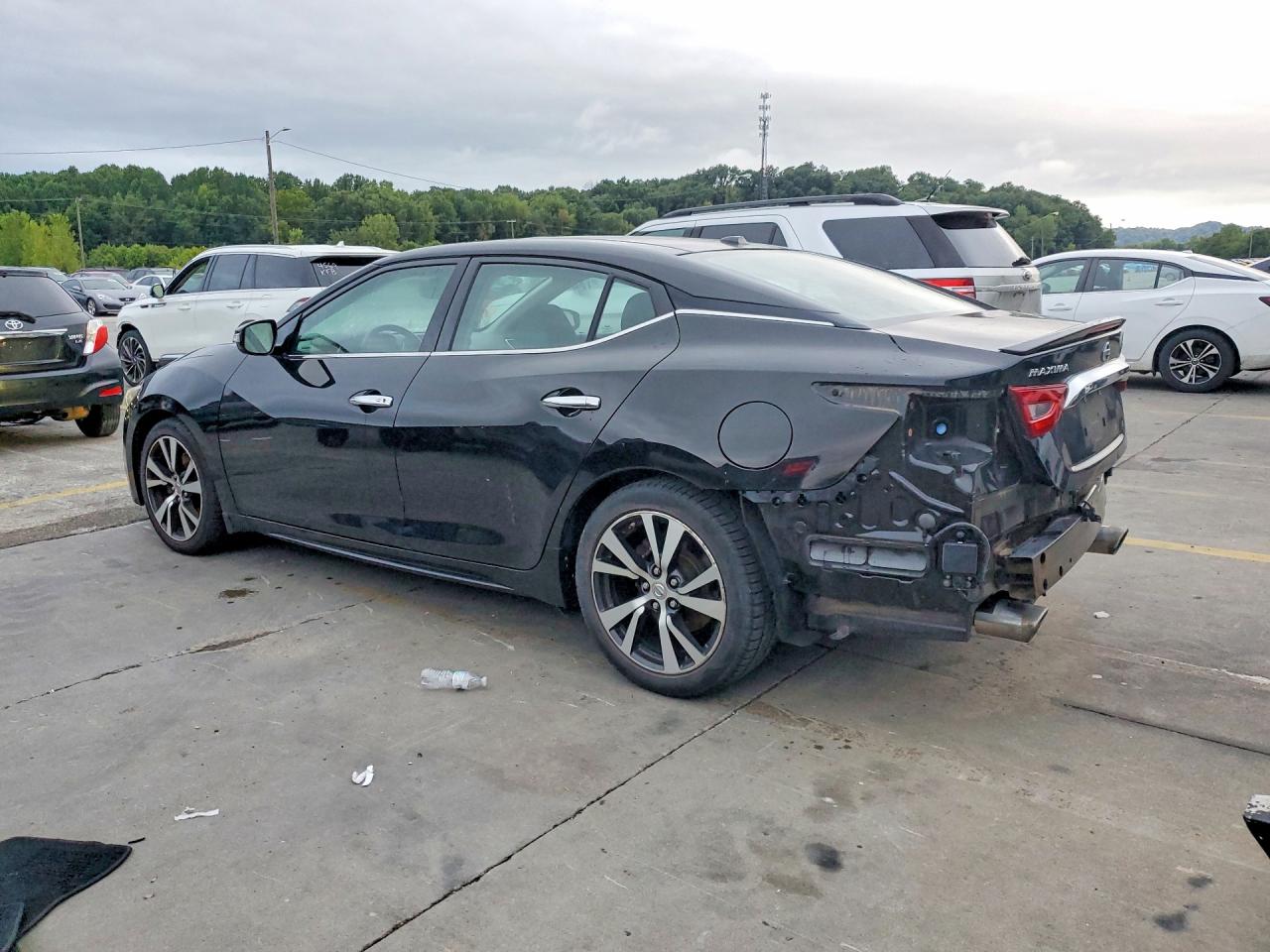 2017 Nissan Maxima Black vin: 1N4AA6AP7HC370734