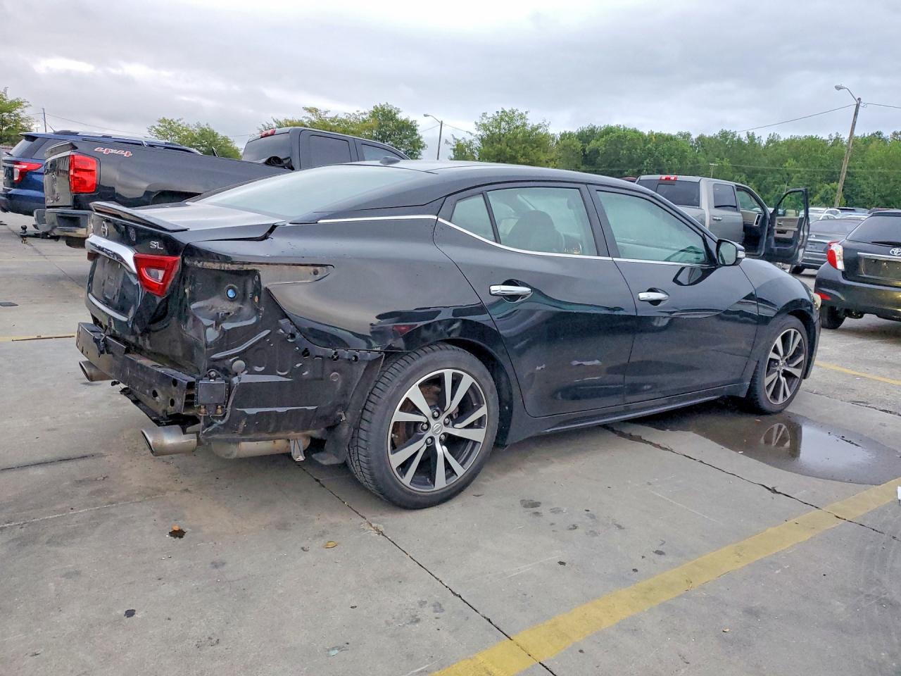 2017 Nissan Maxima Black vin: 1N4AA6AP7HC370734