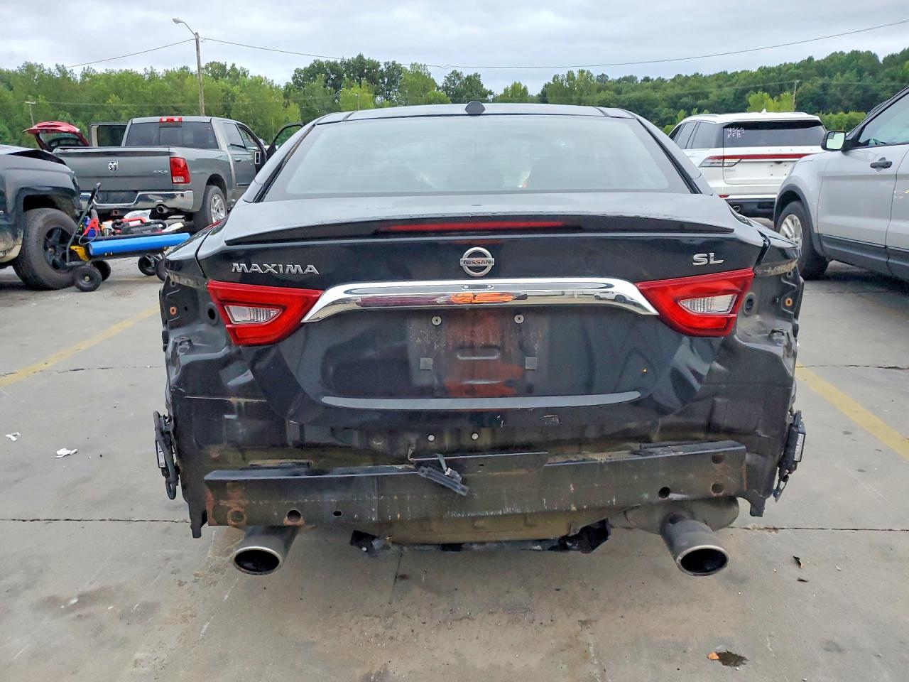 2017 Nissan Maxima Black vin: 1N4AA6AP7HC370734