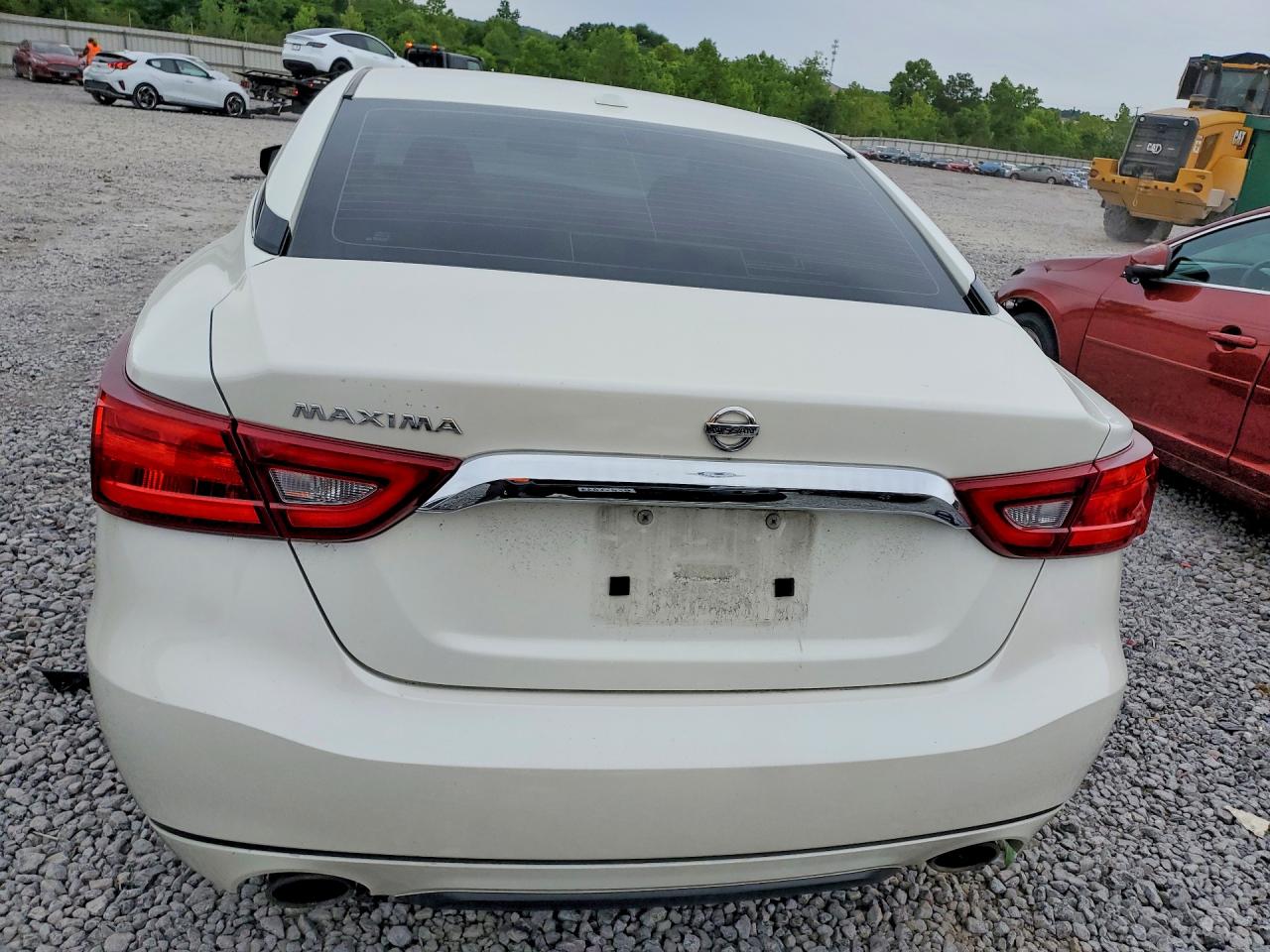 2017 Nissan Maxima 3.5 S White vin: 1N4AA6AP7HC375898