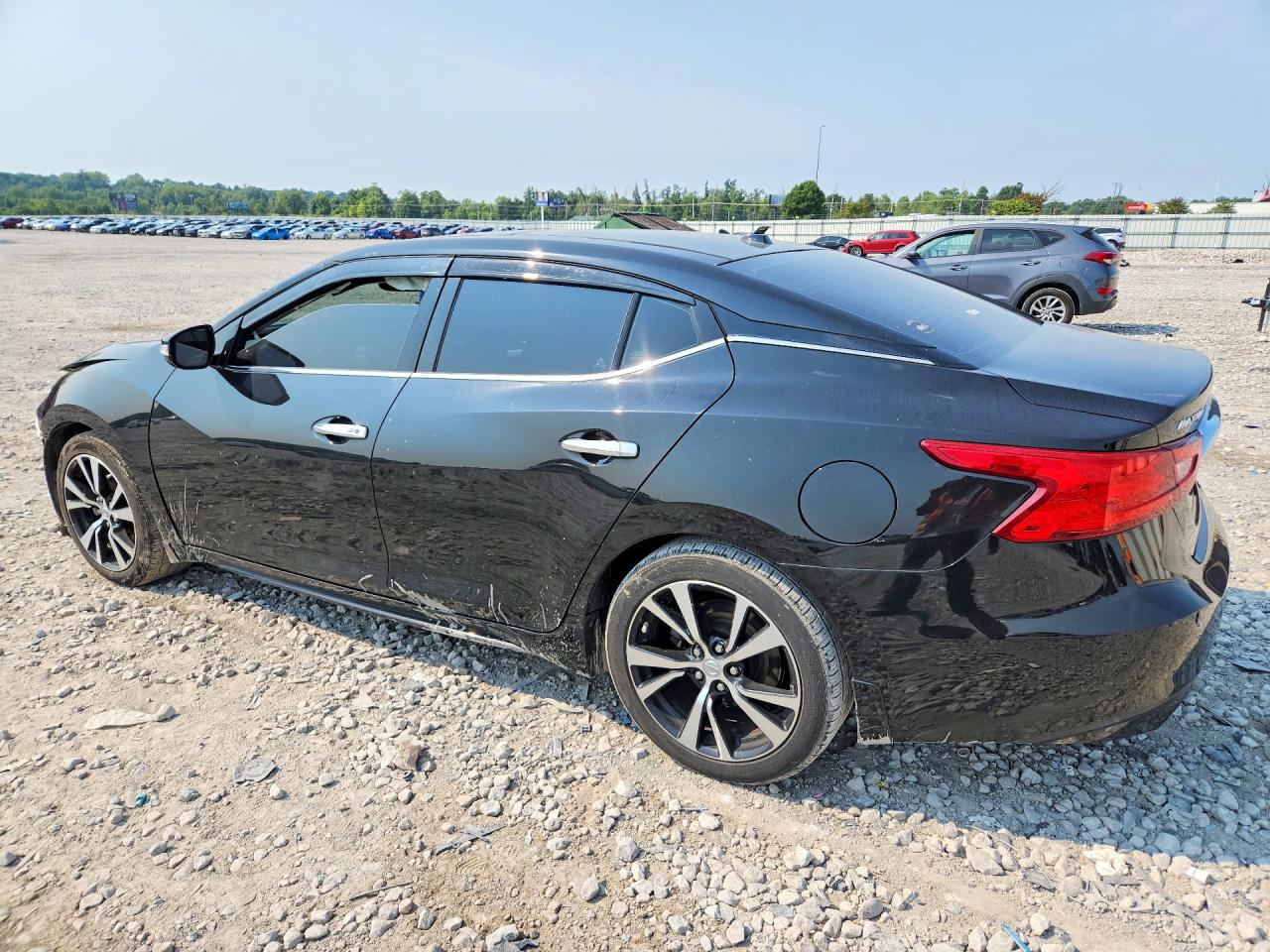 2017 Nissan Maxima 3.5 Sl Black vin: 1N4AA6AP7HC454519