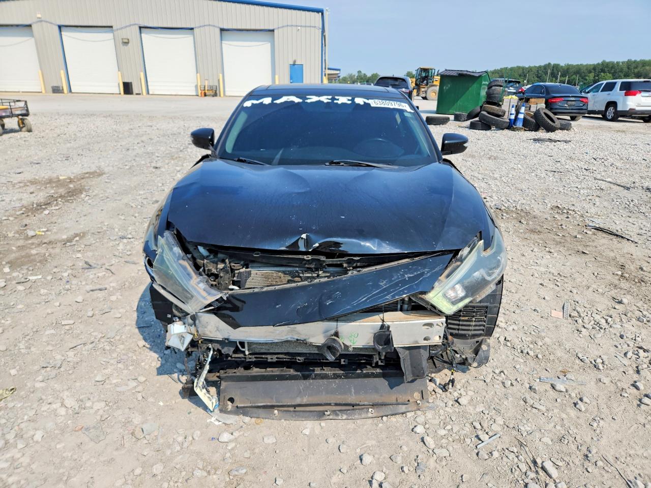 2017 Nissan Maxima 3.5 Sl Black vin: 1N4AA6AP7HC454519