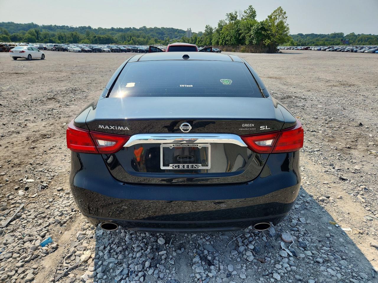 2017 Nissan Maxima 3.5 Sl Black vin: 1N4AA6AP7HC454519