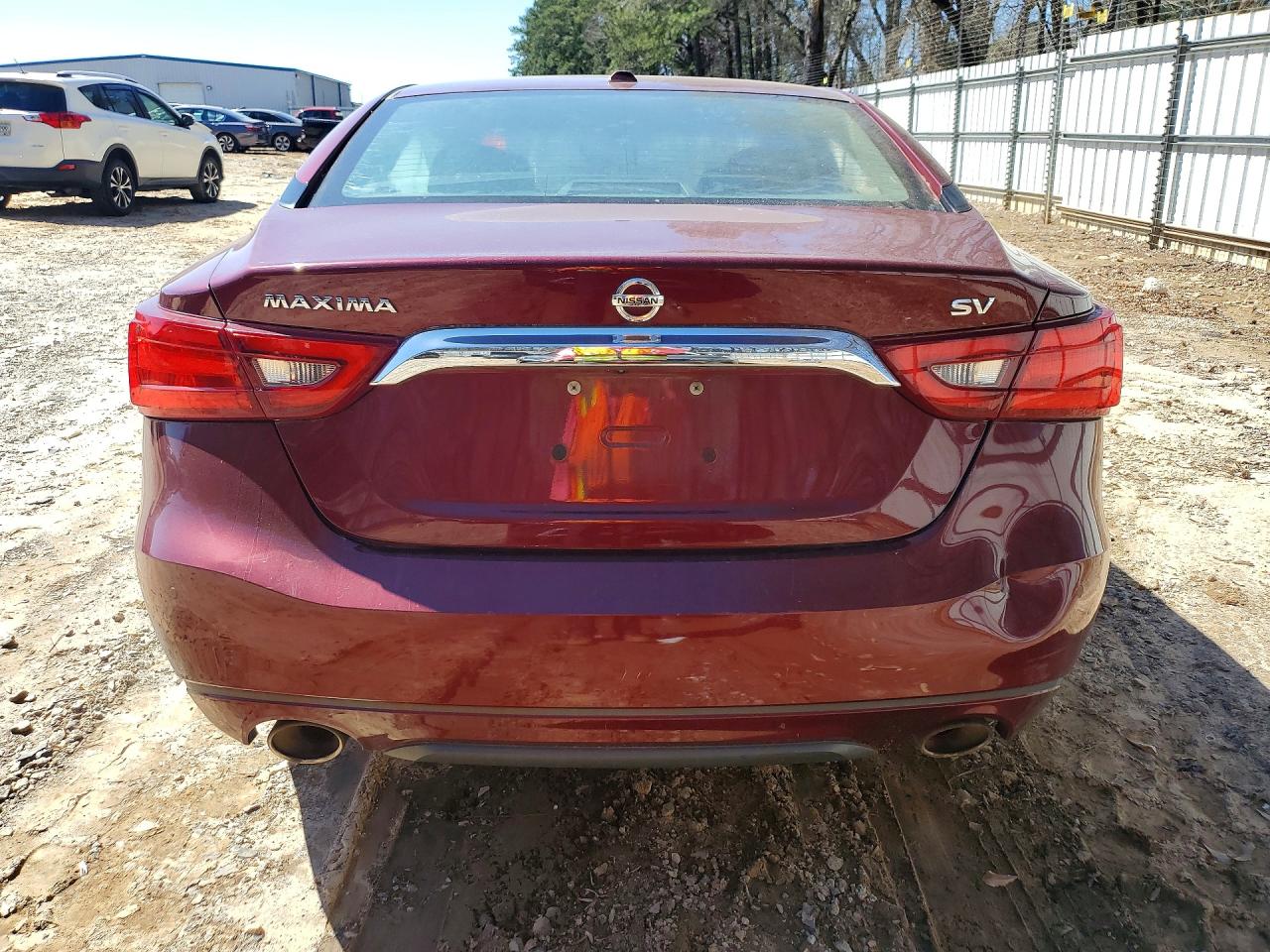 2018 Nissan Maxima 3.5 Sv Maroon vin: 1N4AA6AP7JC374546