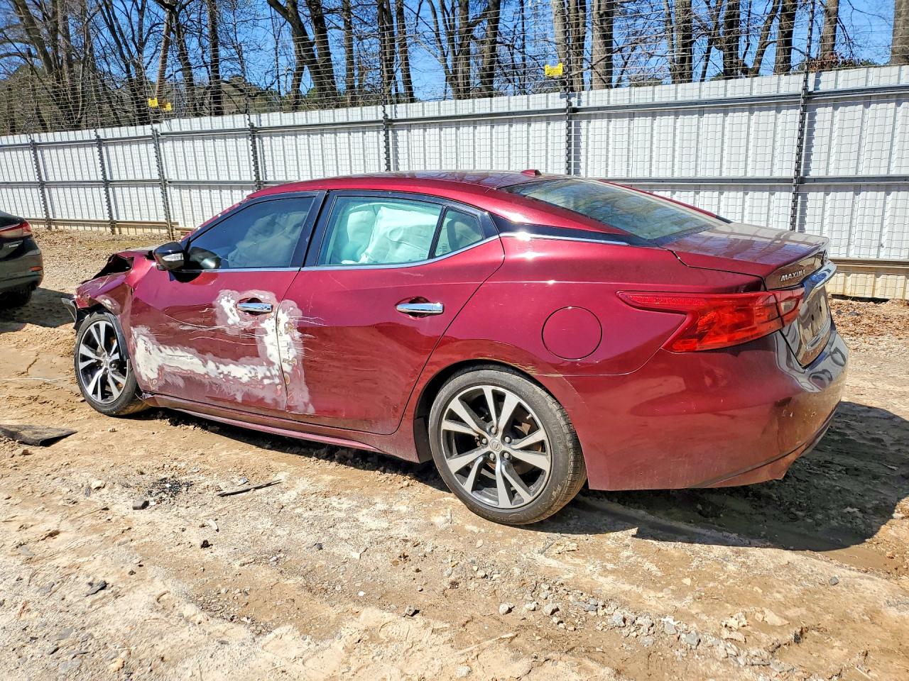 2018 Nissan Maxima 3.5 Sv Maroon vin: 1N4AA6AP7JC374546