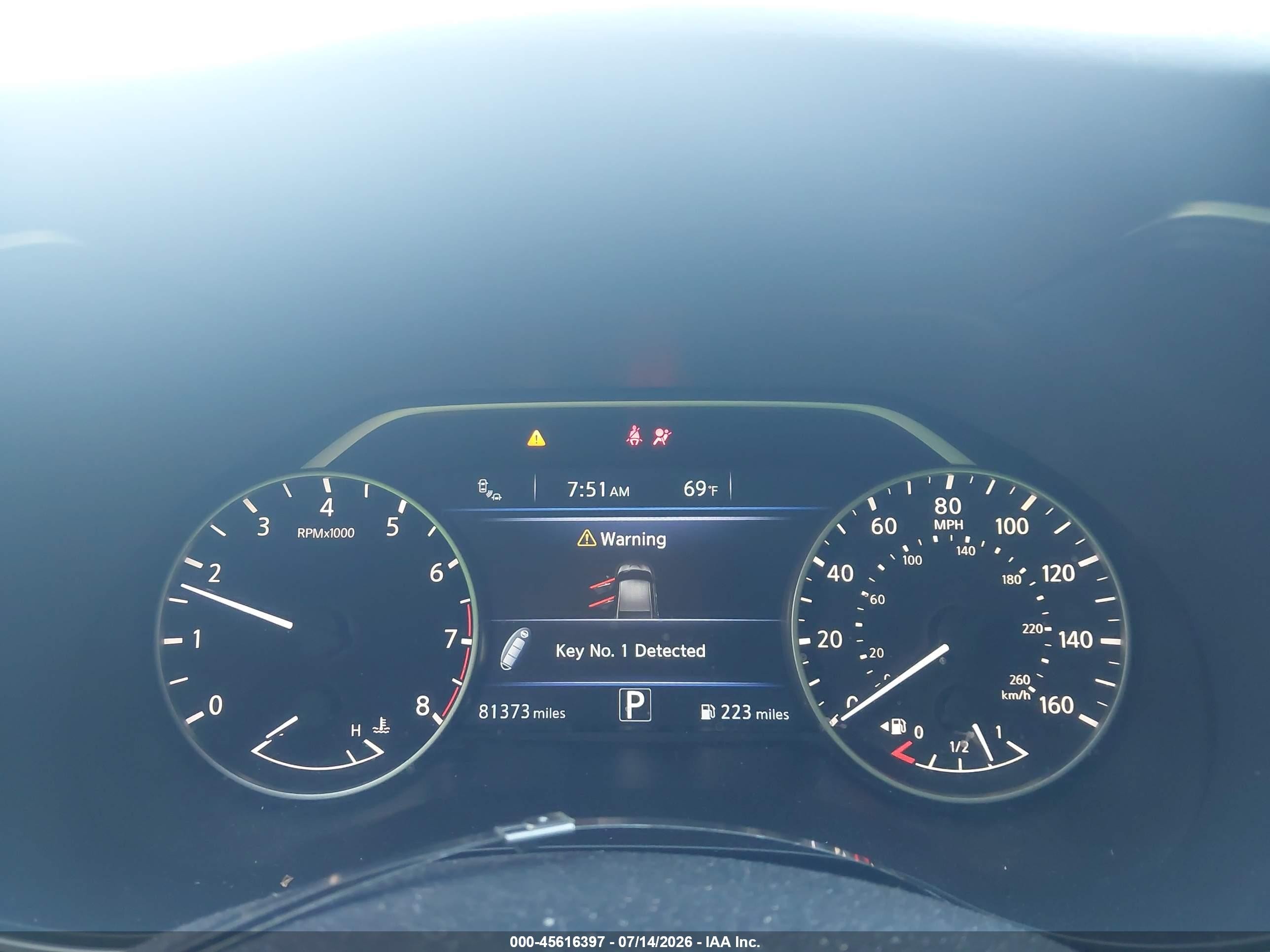 2018 Nissan Maxima 3.5 Sl Серый vin: 1N4AA6AP7JC375230