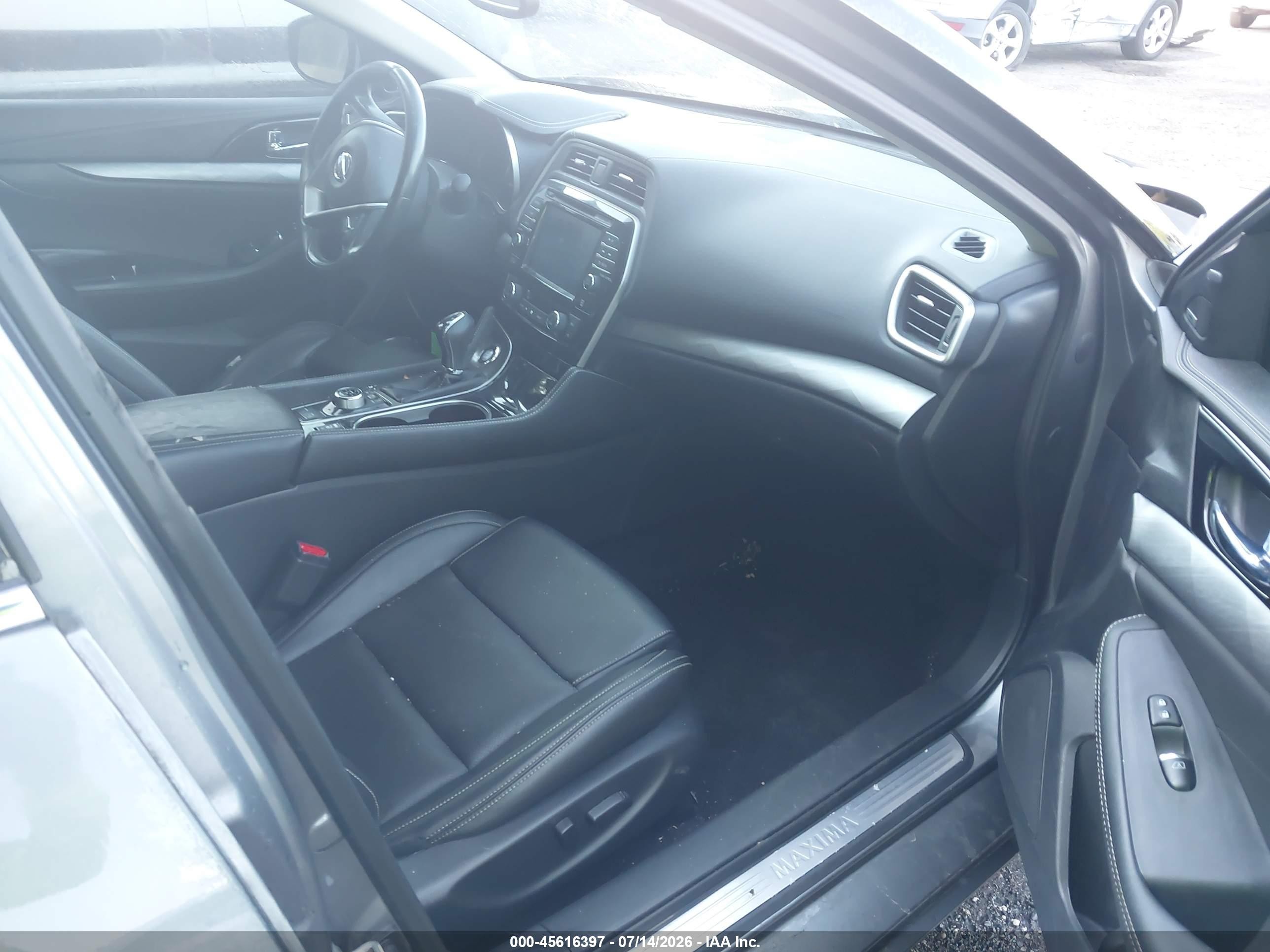 2018 Nissan Maxima 3.5 Sl Серый vin: 1N4AA6AP7JC375230