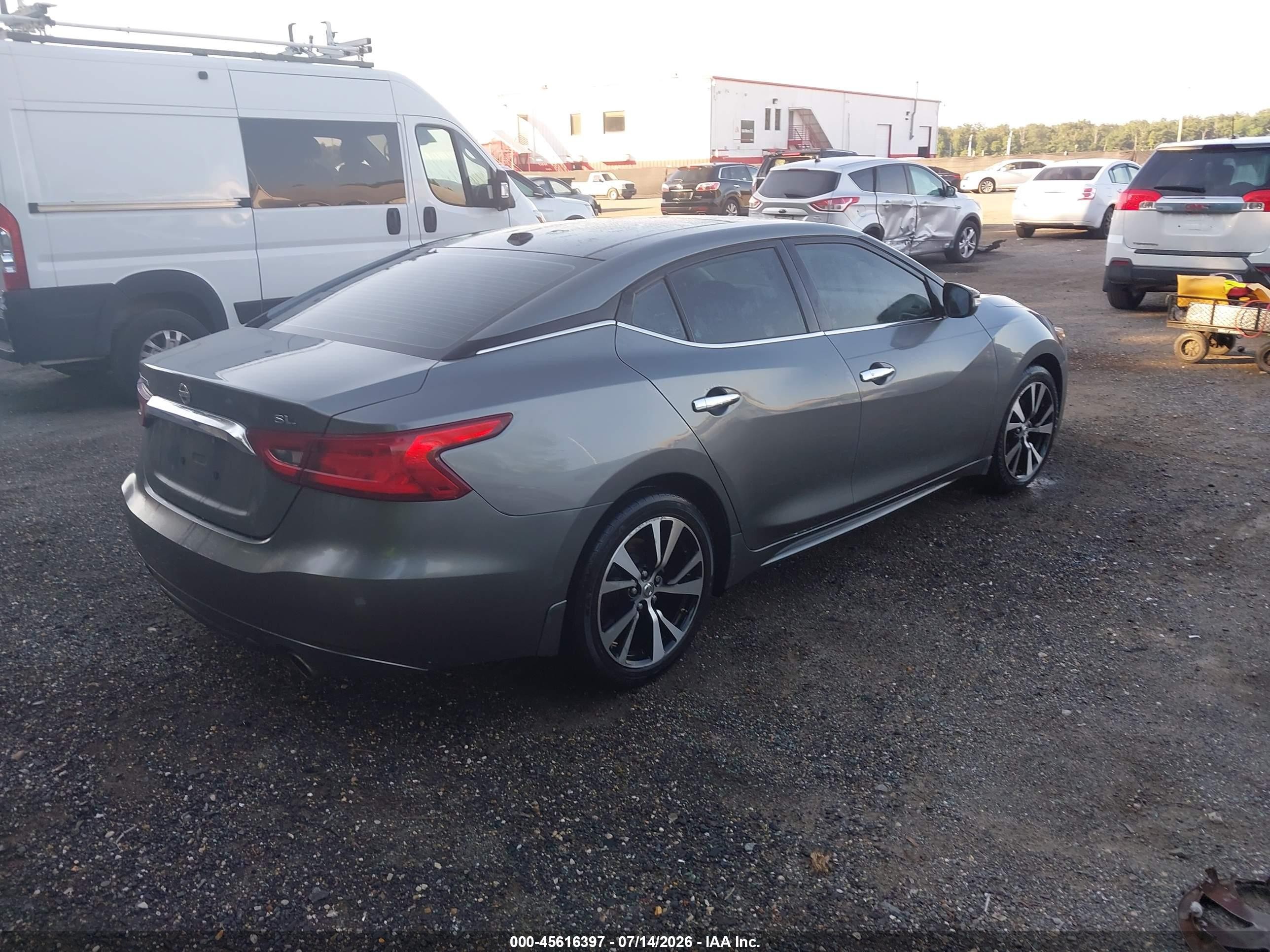 2018 Nissan Maxima 3.5 Sl Серый vin: 1N4AA6AP7JC375230