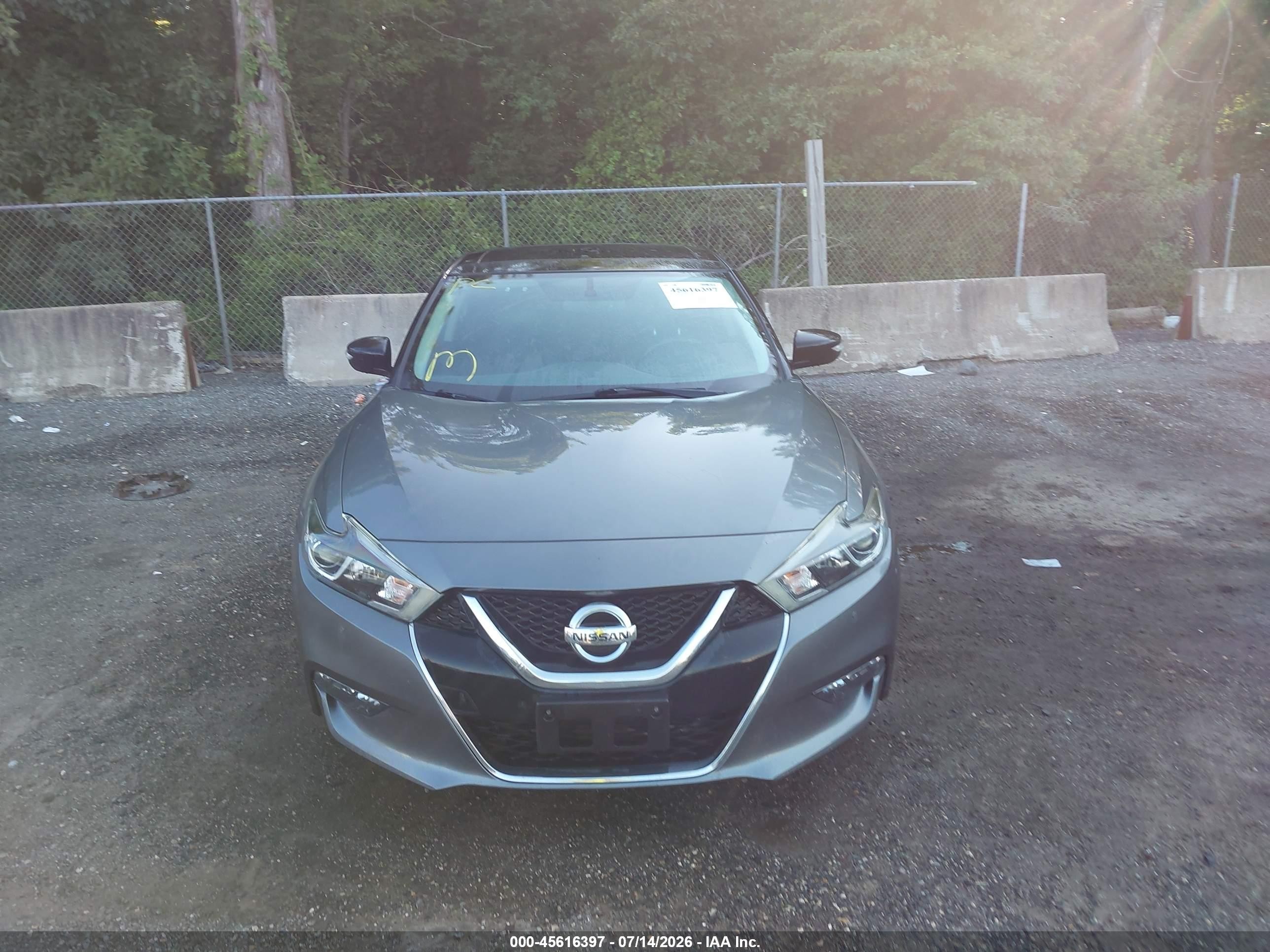 2018 Nissan Maxima 3.5 Sl Серый vin: 1N4AA6AP7JC375230