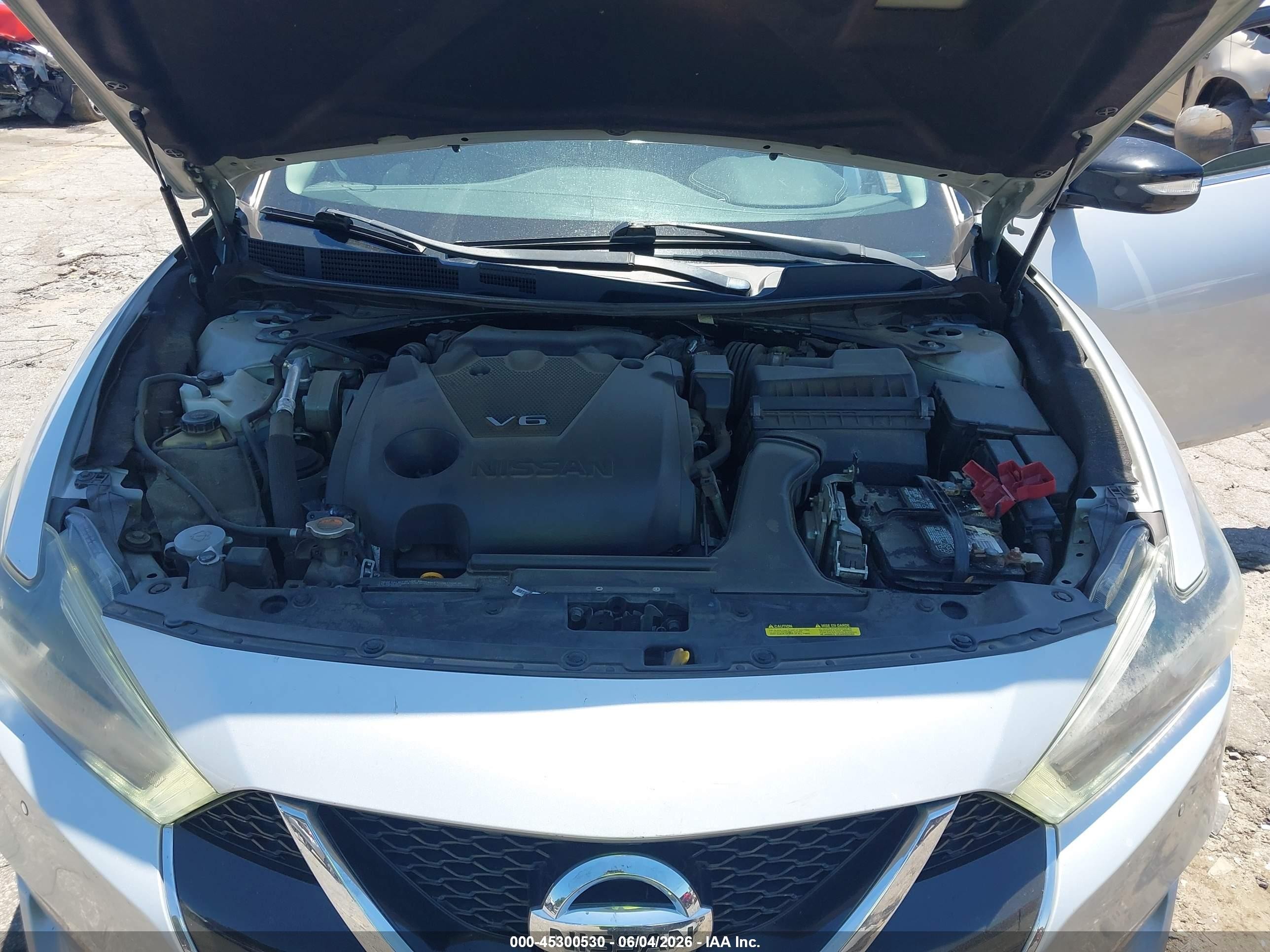 2018 Nissan Maxima 3.5 Sv Серебряный vin: 1N4AA6AP7JC390858