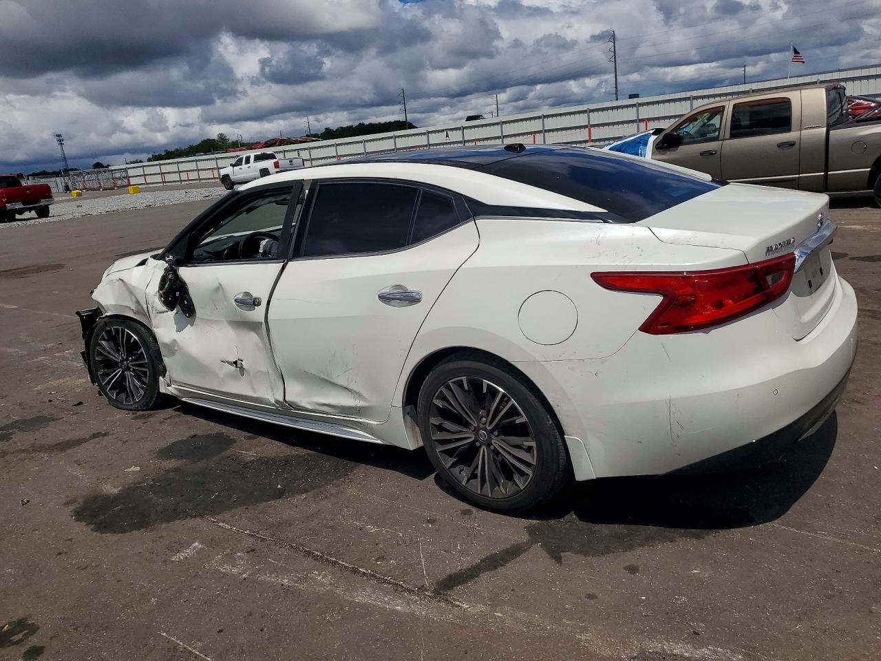 2016 Nissan Maxima Platinum White vin: 1N4AA6AP8GC375293