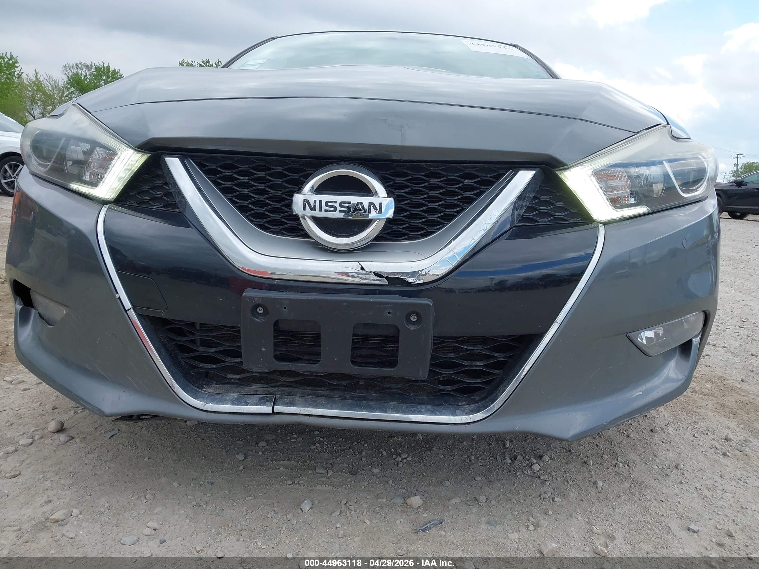 2017 Nissan Maxima 3.5 Sr Серебряный vin: 1N4AA6AP8HC435042