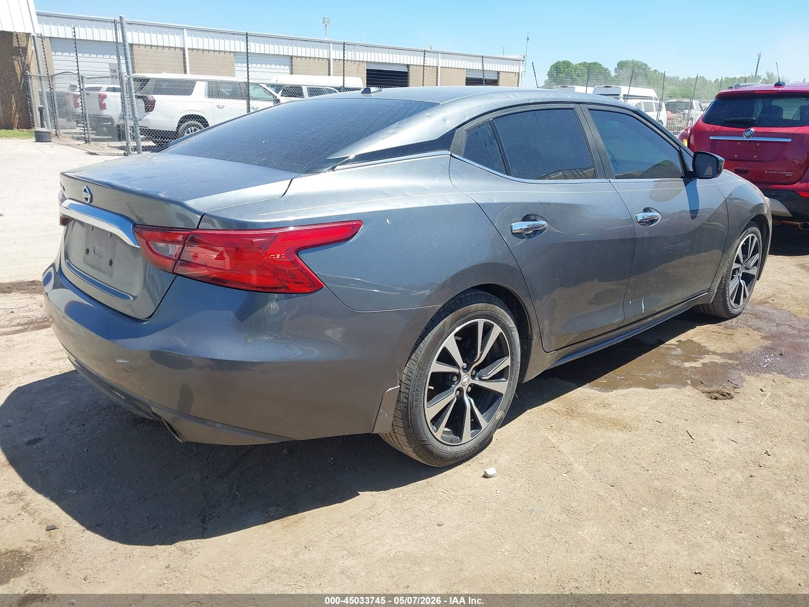 2018 Nissan Maxima 3.5 S Gray vin: 1N4AA6AP8JC361403