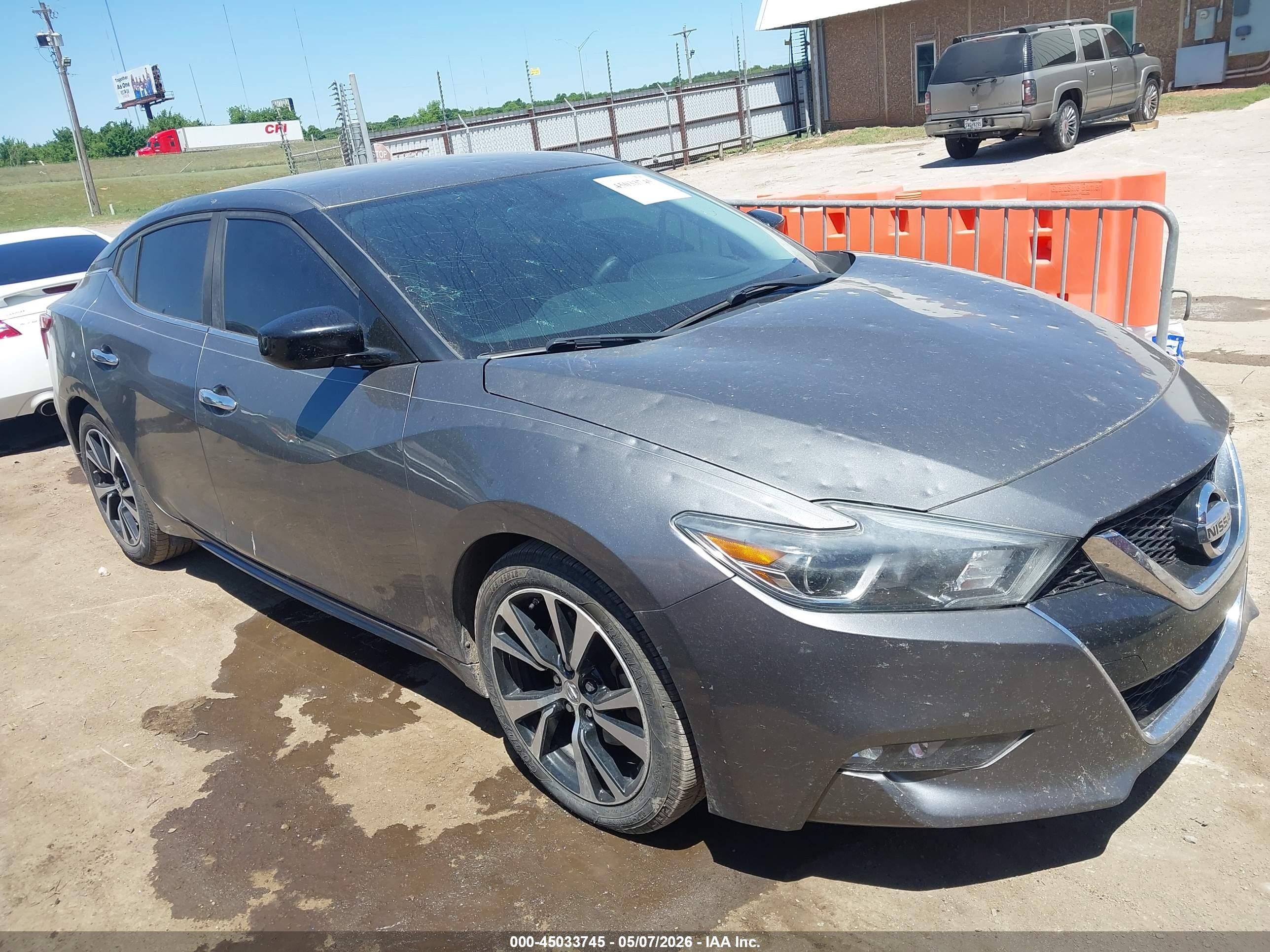 2018 Nissan Maxima 3.5 S Gray vin: 1N4AA6AP8JC361403