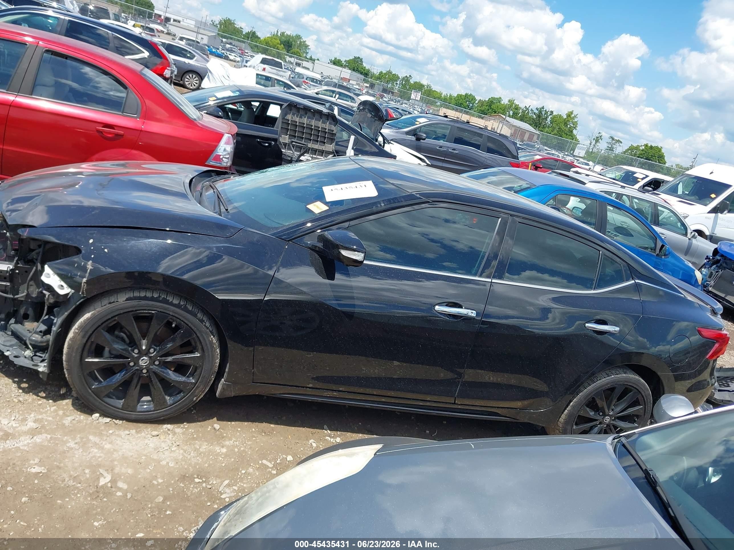 2018 Nissan Maxima 3.5 Sr Black vin: 1N4AA6AP8JC374278