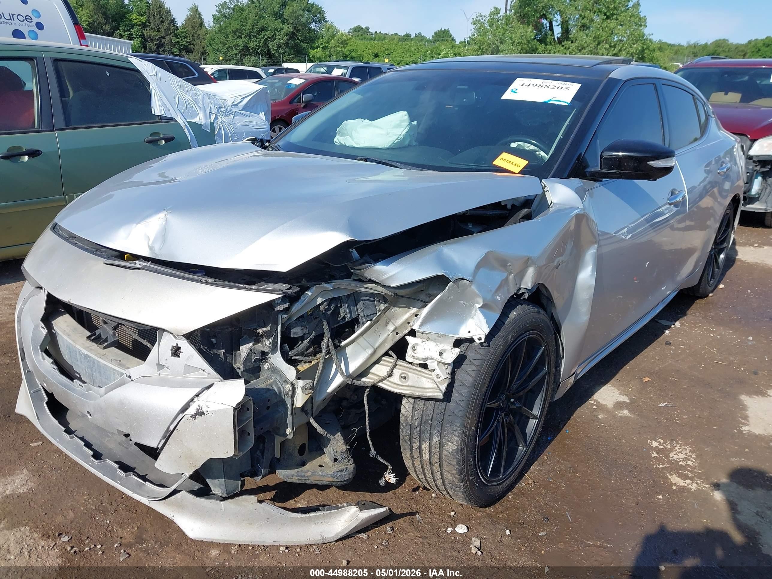 2018 Nissan Maxima 3.5 Platinum Silver vin: 1N4AA6AP8JC404217
