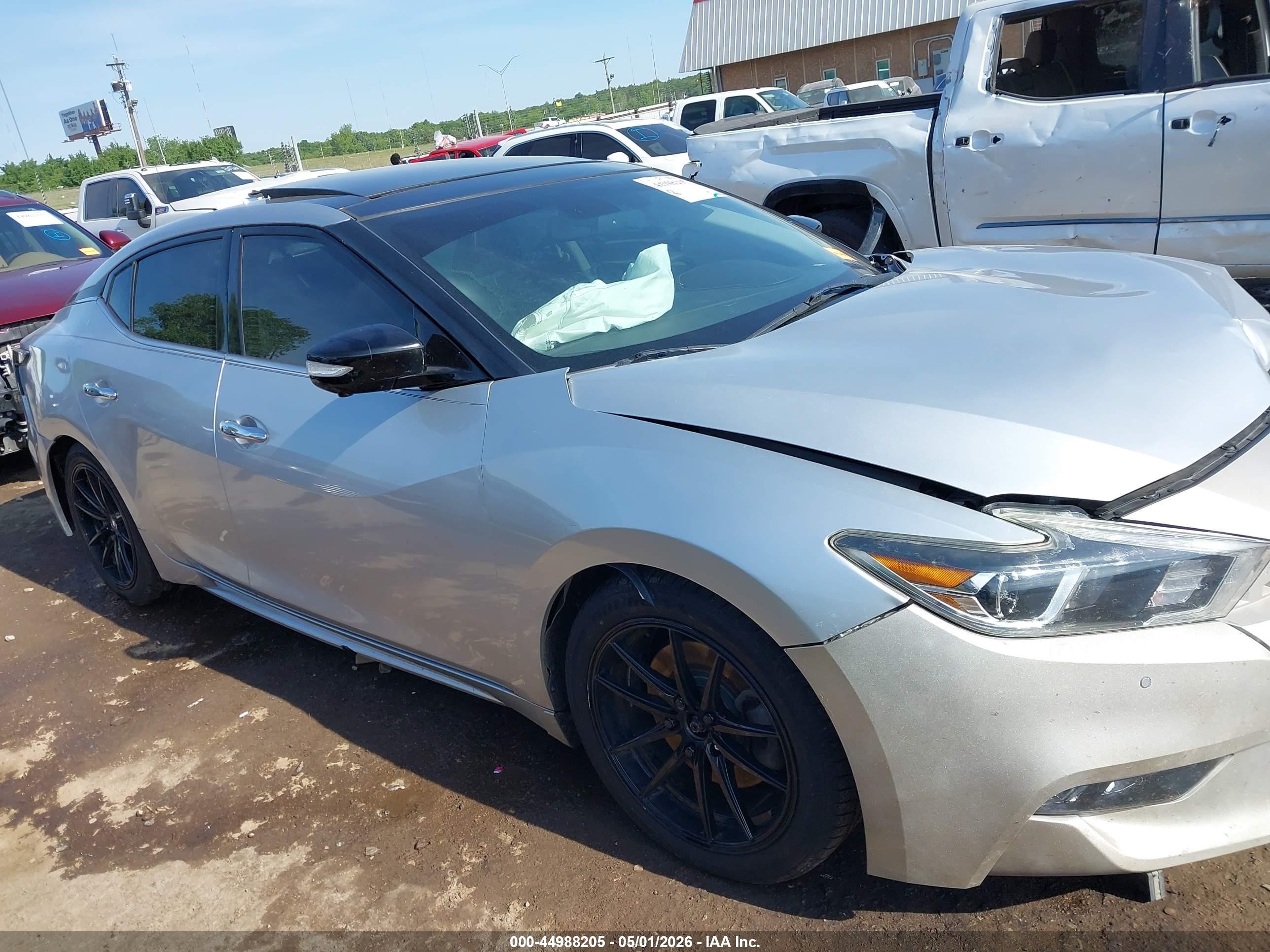 2018 Nissan Maxima 3.5 Platinum Silver vin: 1N4AA6AP8JC404217