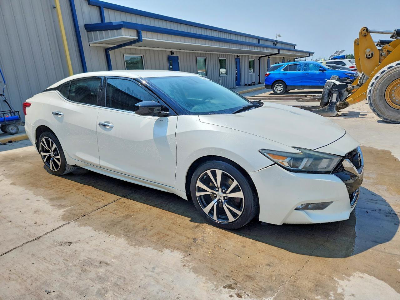 2016 Nissan Maxima 3.5 S White vin: 1N4AA6AP9GC380485