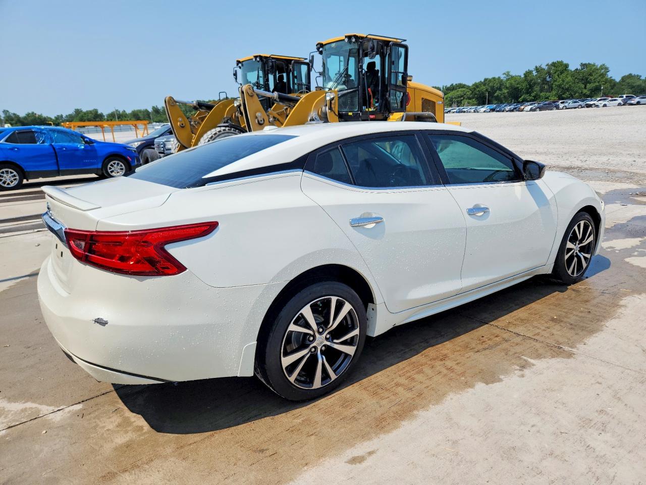 2016 Nissan Maxima 3.5 S White vin: 1N4AA6AP9GC380485