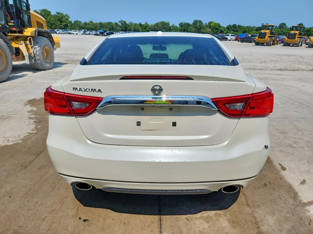 2016 Nissan Maxima 3.5 S White vin: 1N4AA6AP9GC380485
