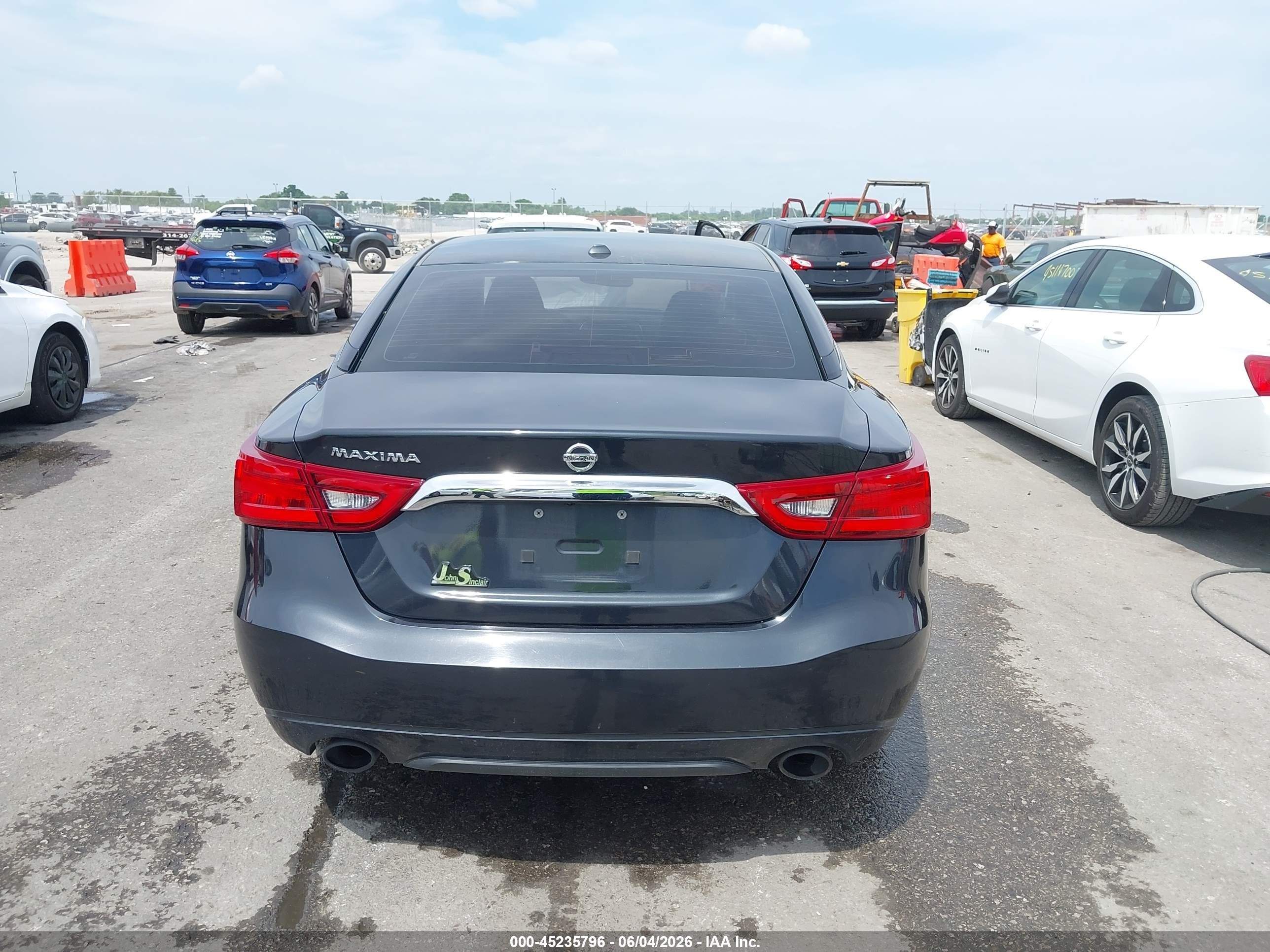 2016 Nissan Maxima 3.5 Platinum/3.5 S/3.5 Sl/3.5 Sr/3.5 Sv Black vin: 1N4AA6AP9GC402789
