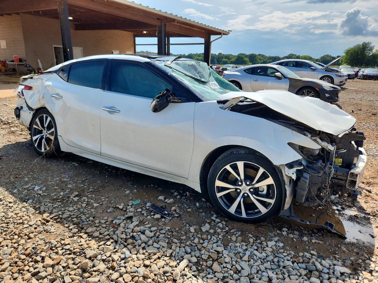 2016 Nissan Maxima Platinum White vin: 1N4AA6AP9GC416031