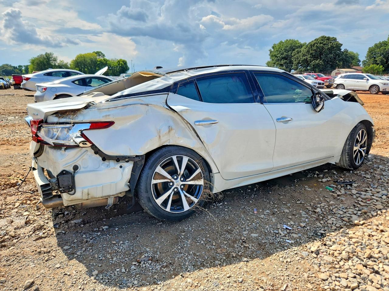 2016 Nissan Maxima Platinum White vin: 1N4AA6AP9GC416031