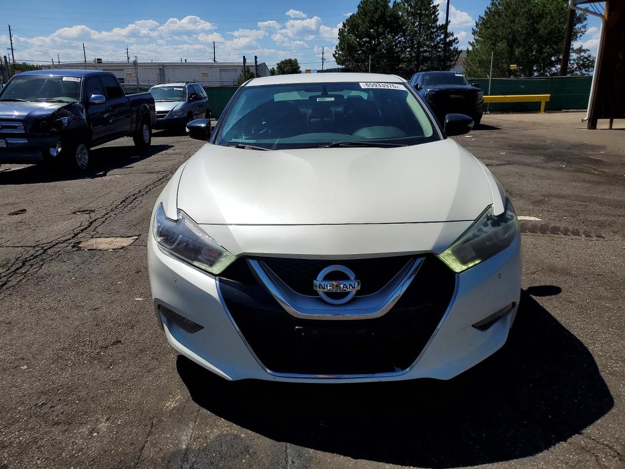 2017 Nissan Maxima Sr White vin: 1N4AA6AP9HC383694
