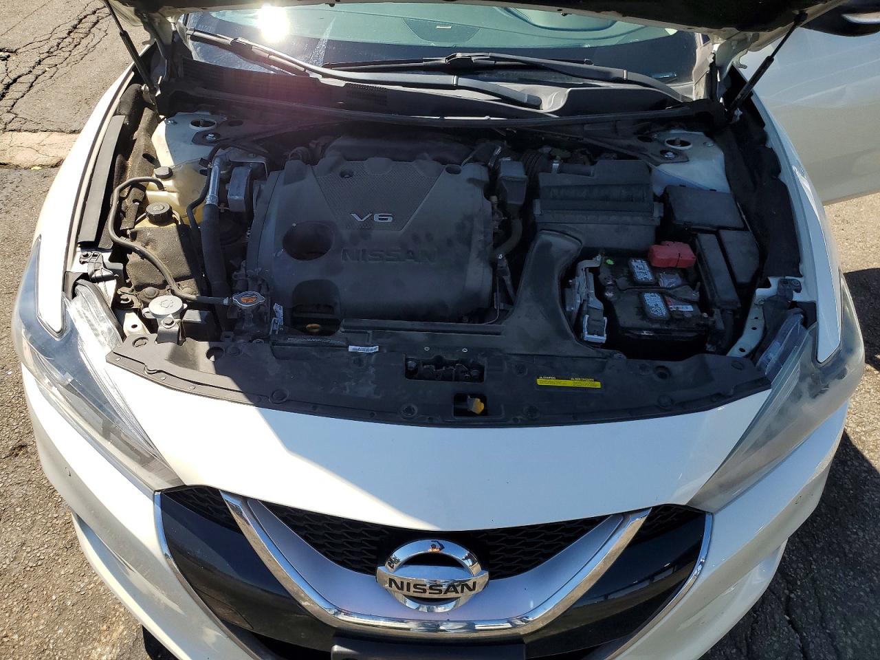 2017 Nissan Maxima Sr White vin: 1N4AA6AP9HC383694