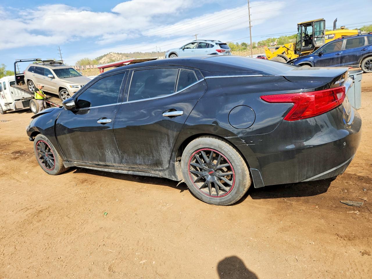 2017 Nissan Maxima 3.5 Sl Black vin: 1N4AA6AP9HC395991