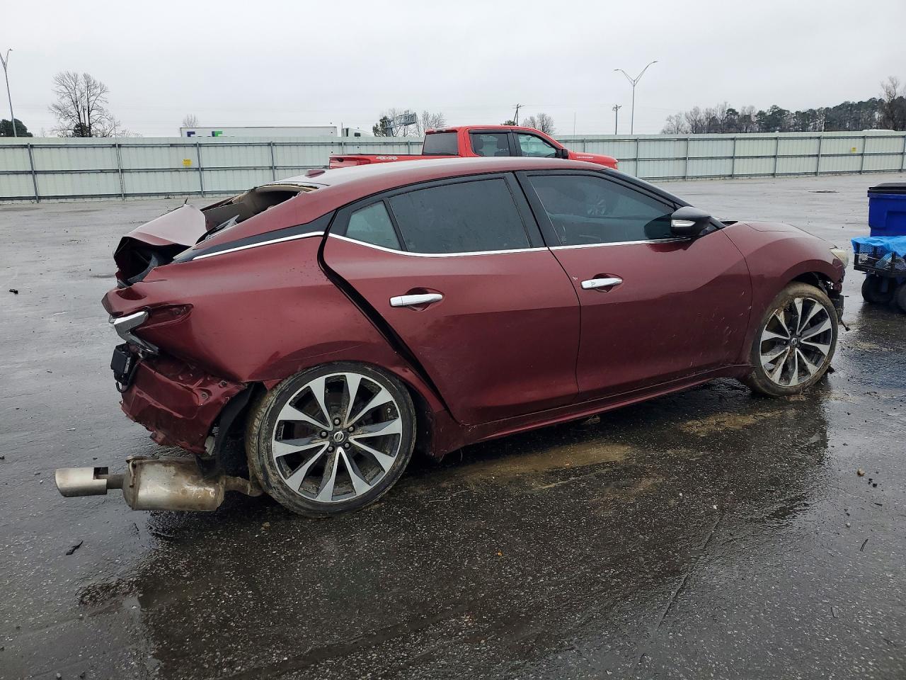 2016 Nissan Maxima 3.5 Sr Burgundy vin: 1N4AA6APXGC380334