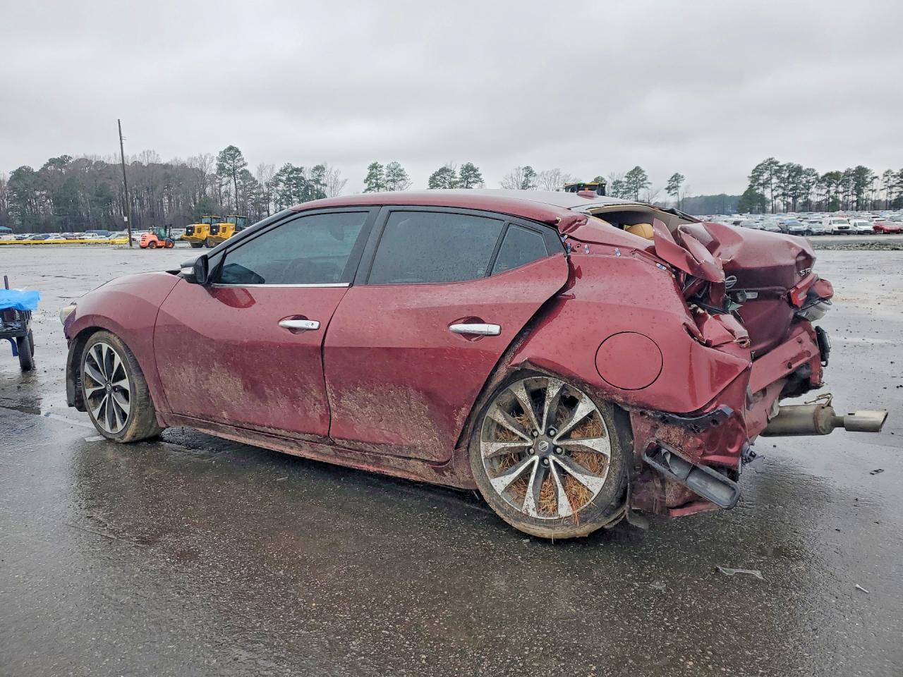 2016 Nissan Maxima 3.5 Sr Burgundy vin: 1N4AA6APXGC380334