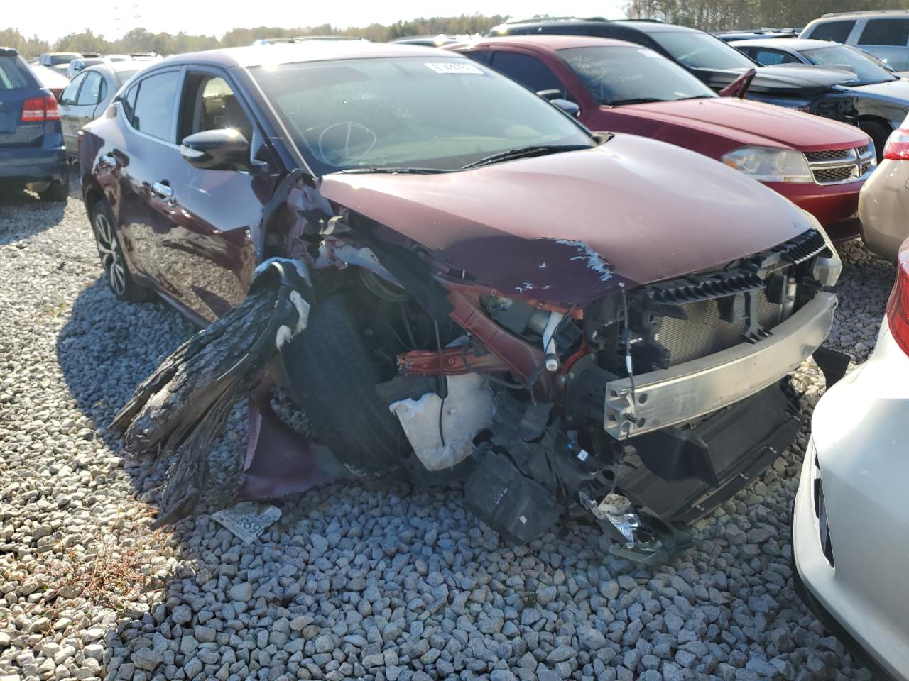 2017 Nissan Maxima 3.5s Maroon vin: 1N4AA6APXHC365530