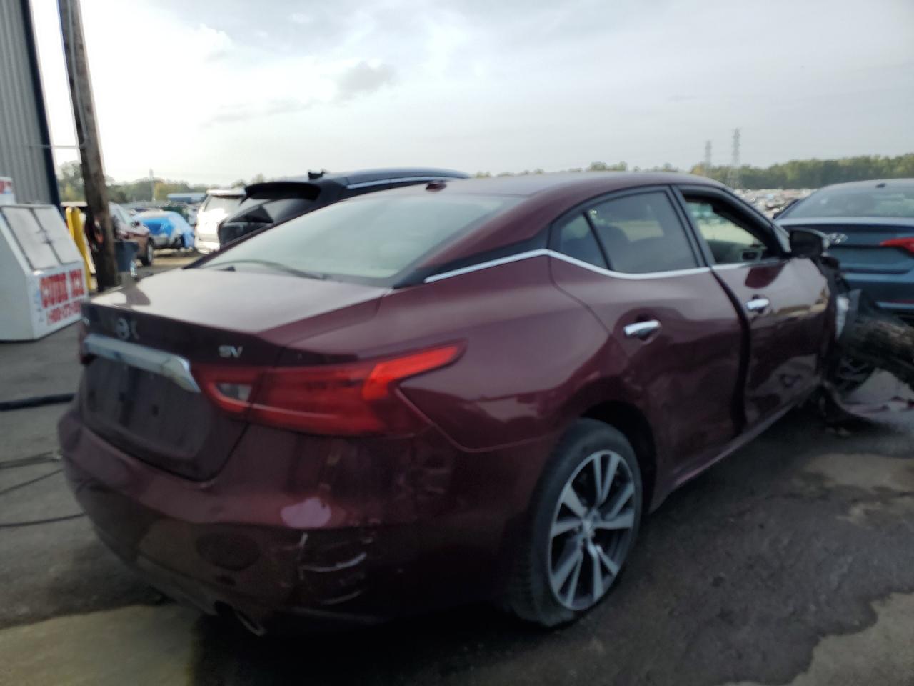 2017 Nissan Maxima 3.5s Maroon vin: 1N4AA6APXHC365530