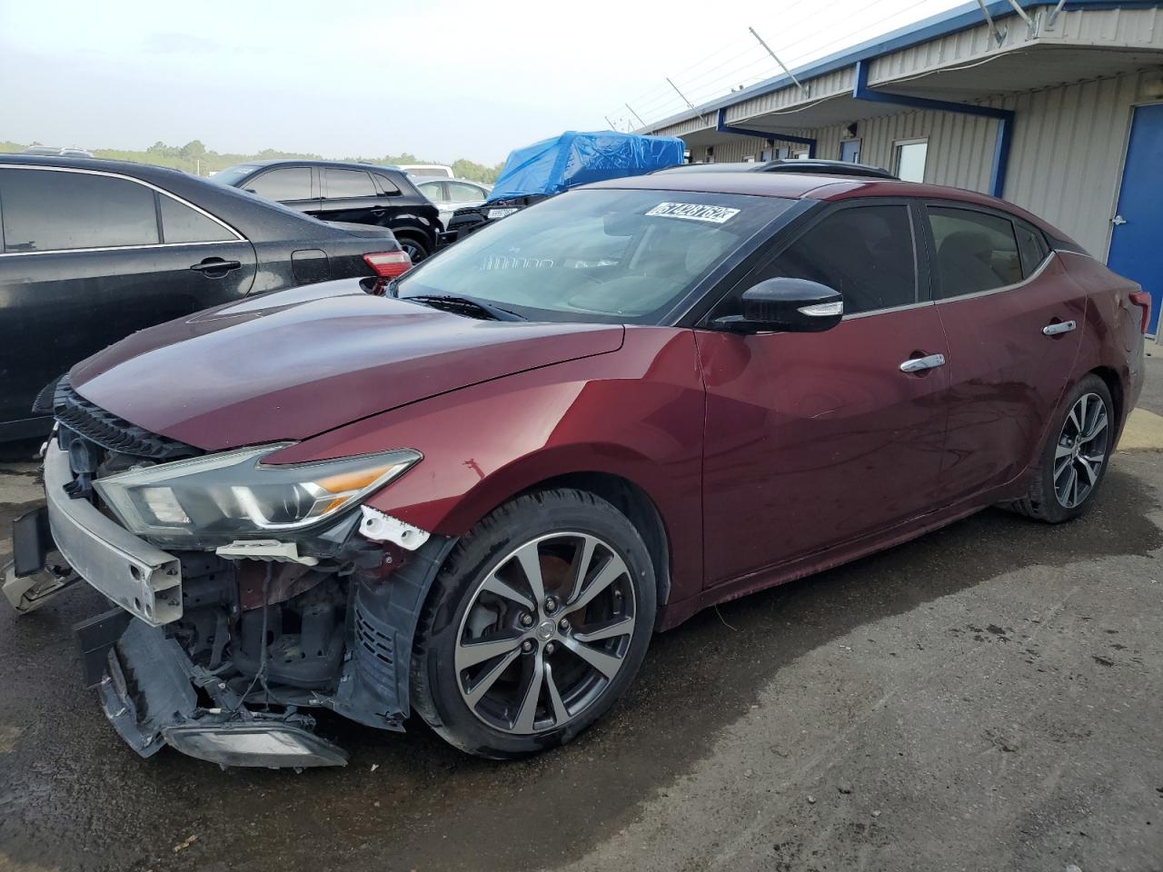 2017 Nissan Maxima 3.5s Maroon vin: 1N4AA6APXHC365530