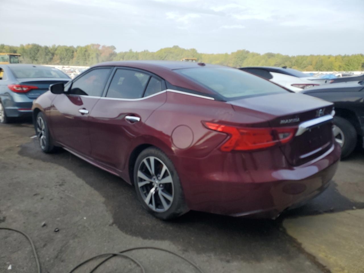 2017 Nissan Maxima 3.5s Maroon vin: 1N4AA6APXHC365530