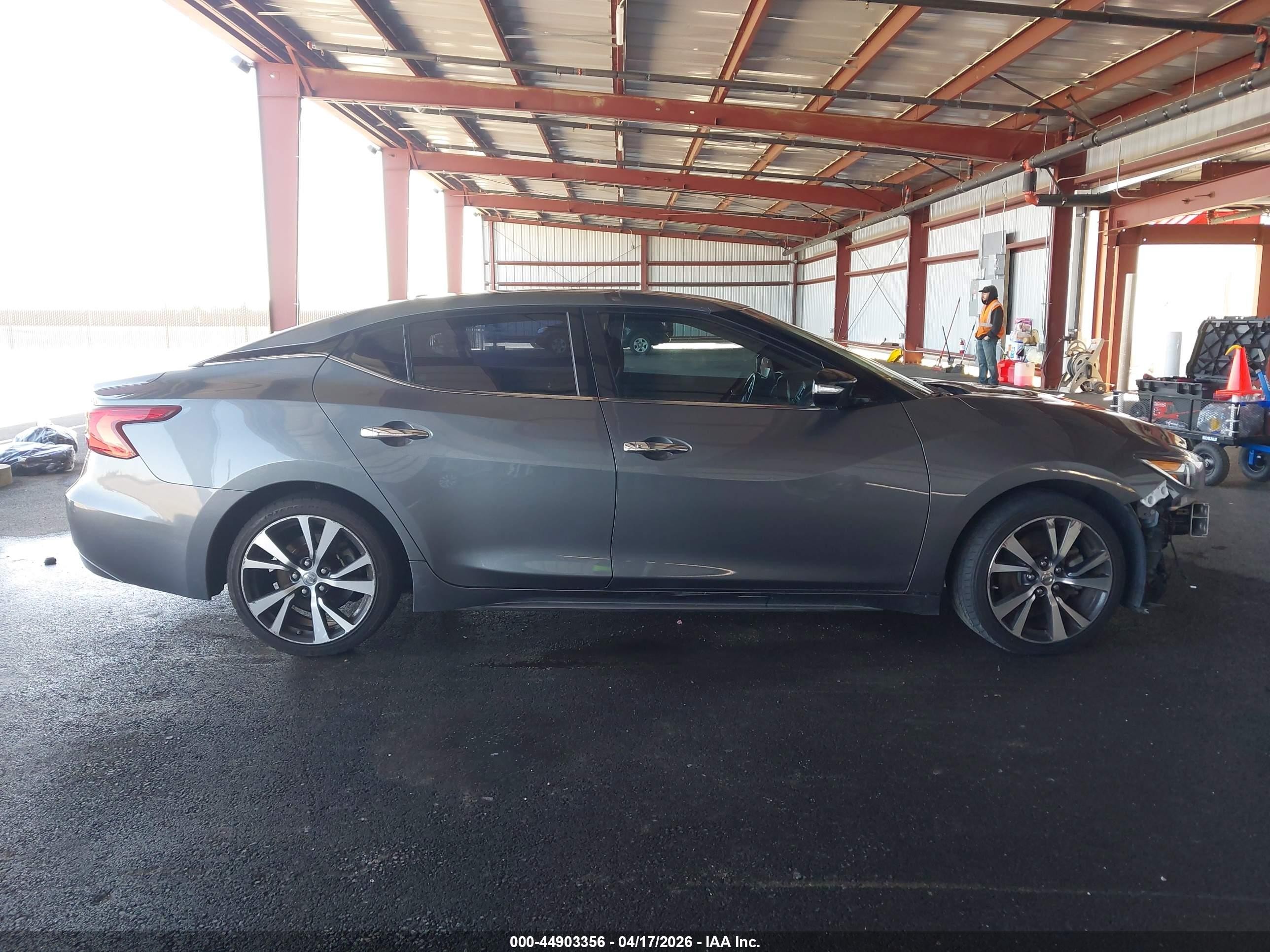 2017 Nissan Maxima 3.5 Sv Gray vin: 1N4AA6APXHC393070