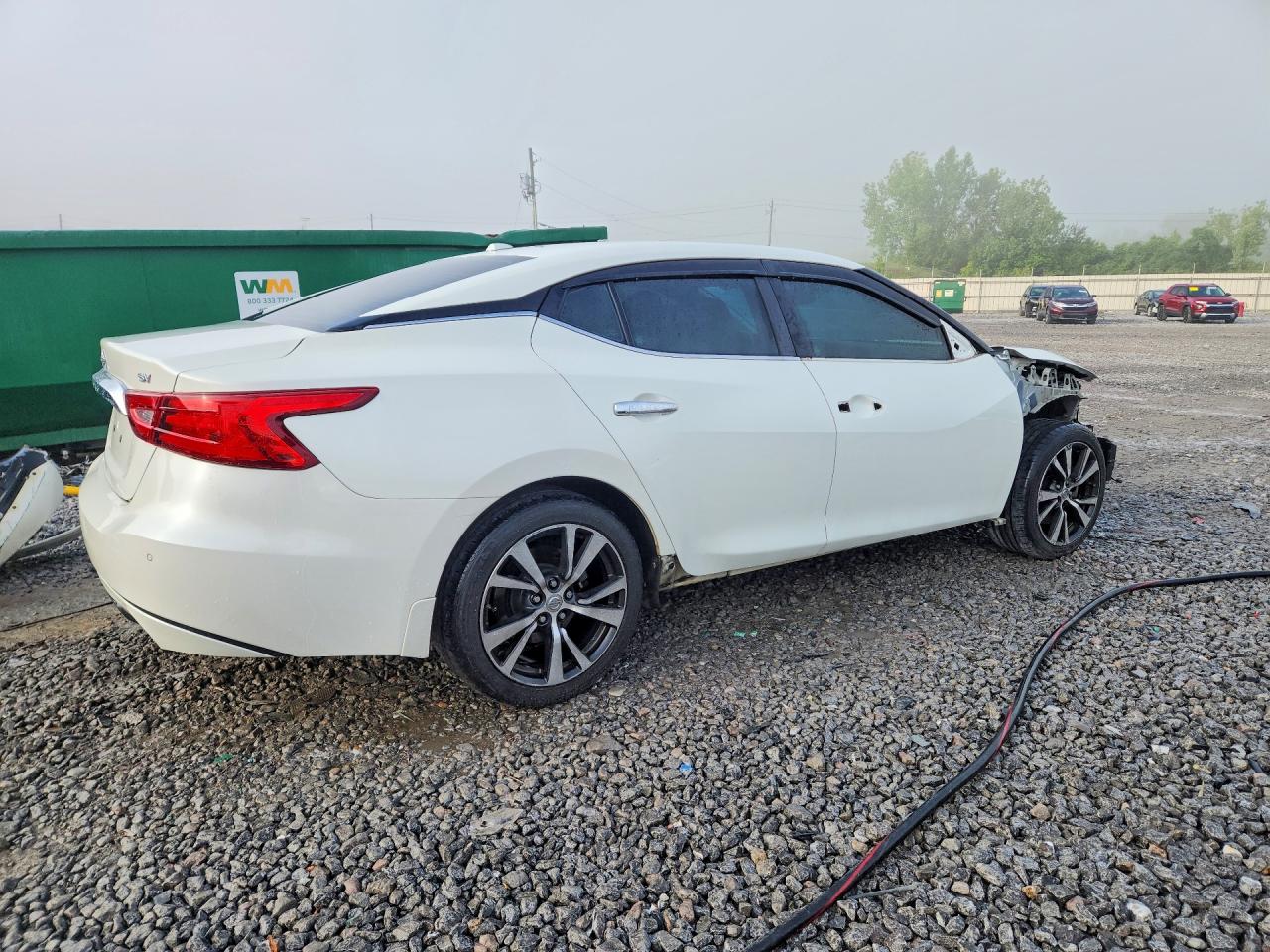 2017 Nissan Maxima 3.5 Sv Белый vin: 1N4AA6APXHC412135