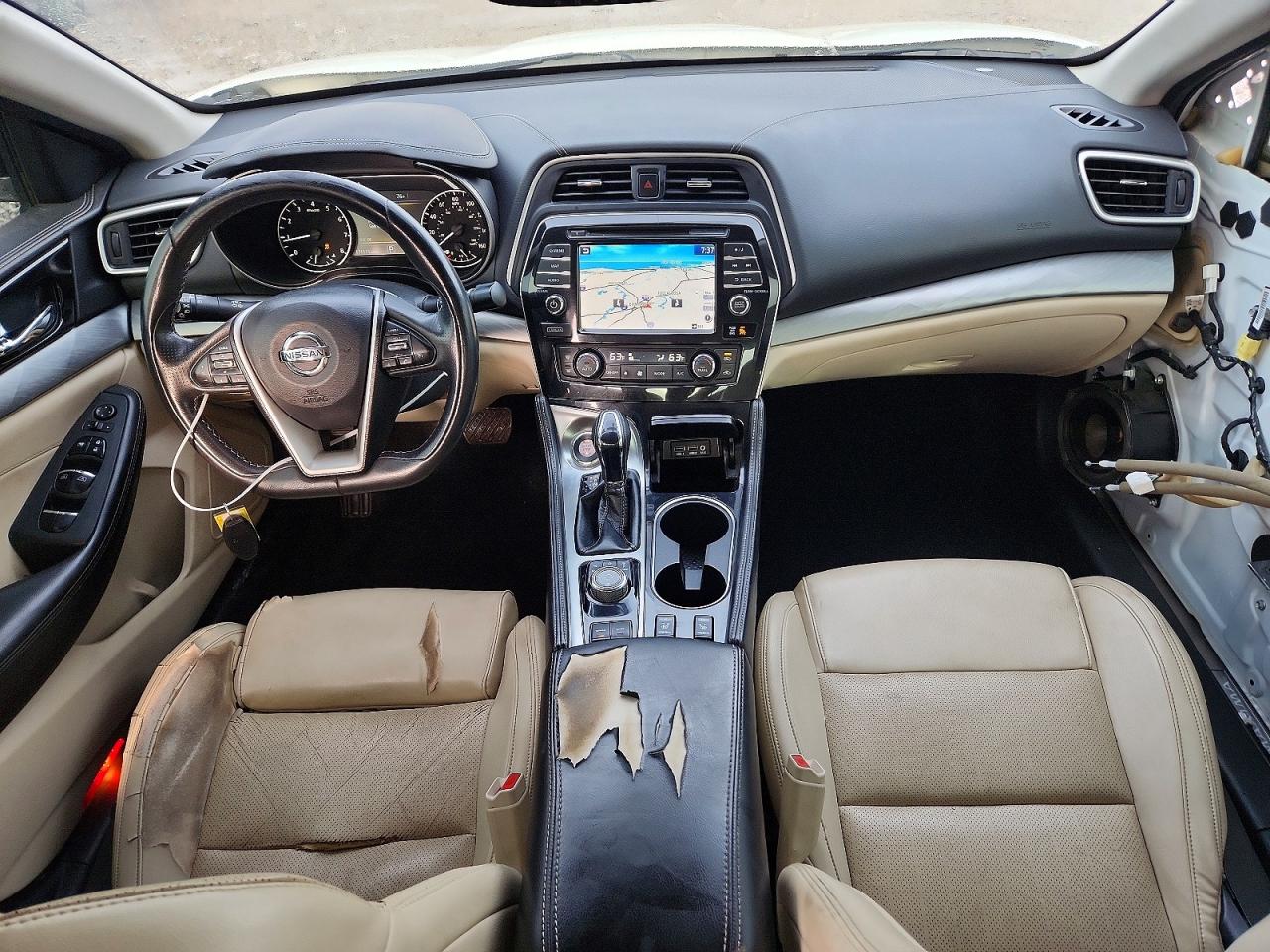 2017 Nissan Maxima 3.5 Sv Белый vin: 1N4AA6APXHC412135