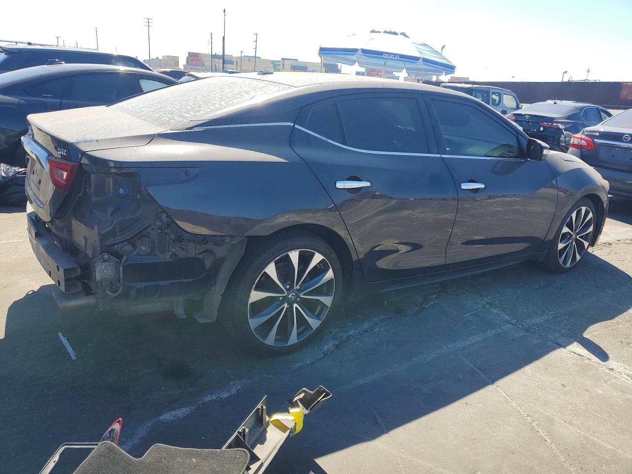 2017 Nissan Maxima 3.5 Sr Gray vin: 1N4AA6APXHC421725