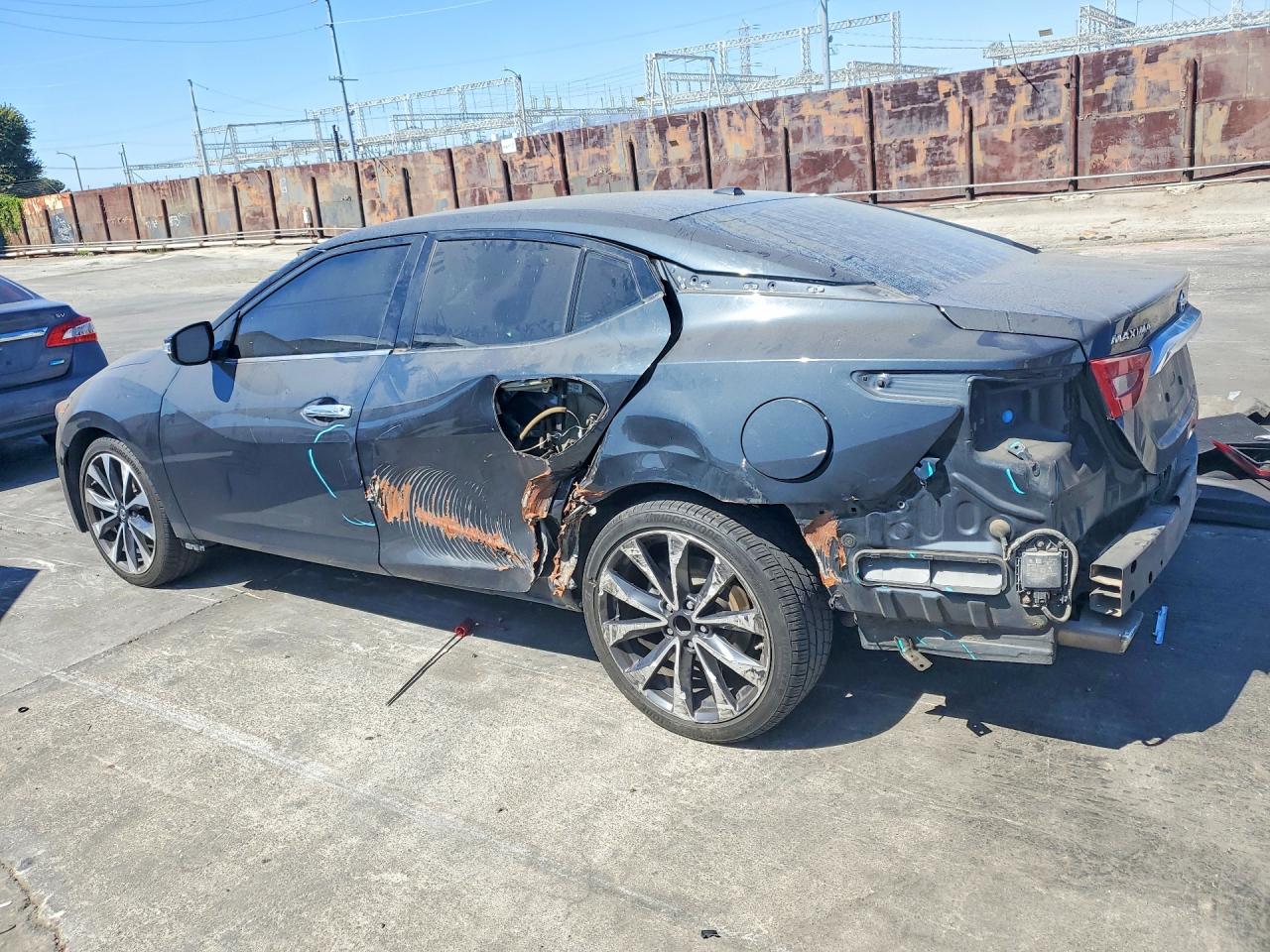 2017 Nissan Maxima 3.5 Sr Gray vin: 1N4AA6APXHC421725