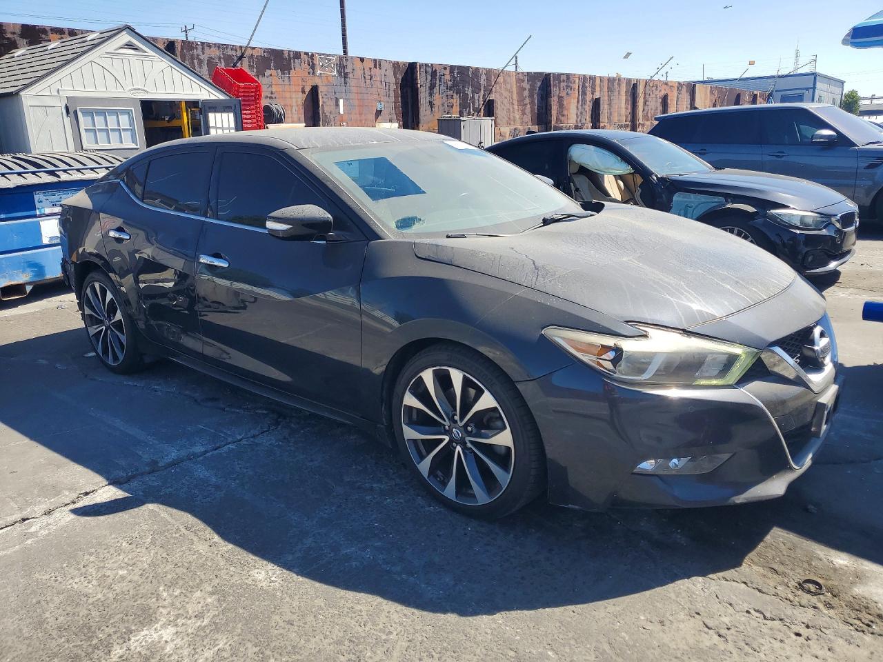 2017 Nissan Maxima 3.5 Sr Gray vin: 1N4AA6APXHC421725