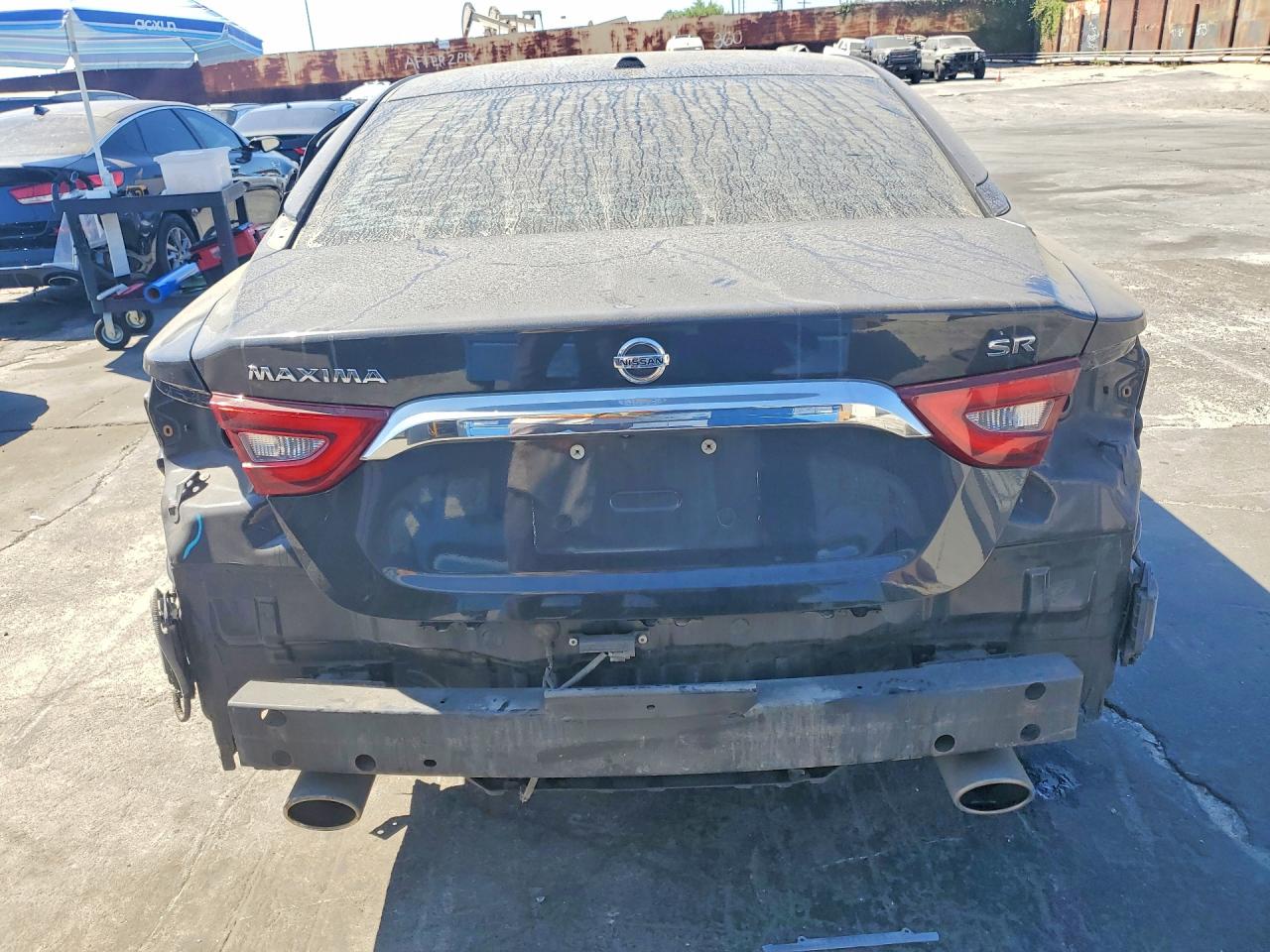 2017 Nissan Maxima 3.5 Sr Gray vin: 1N4AA6APXHC421725