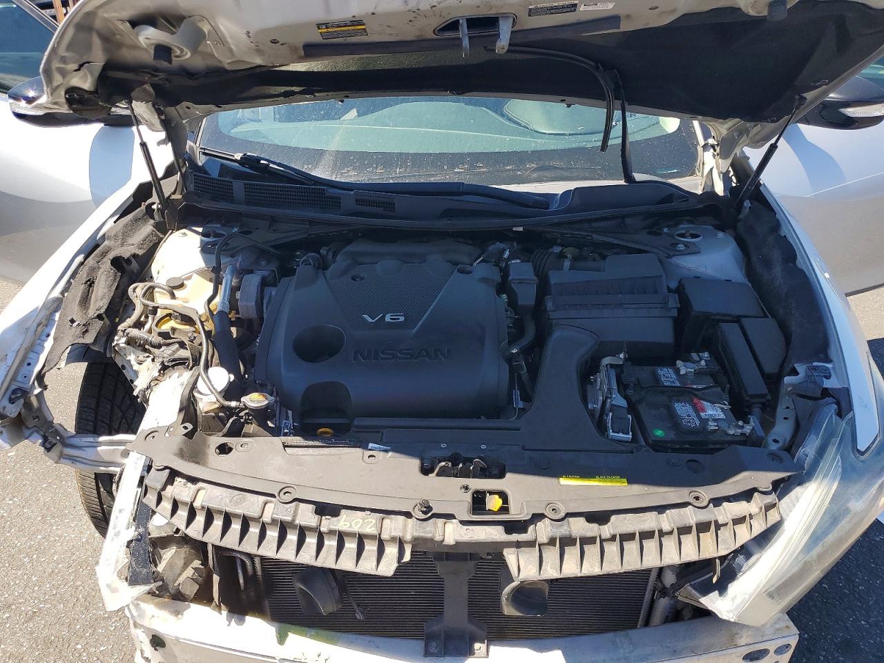 2017 Nissan Maxima 3.5 Sv Silver vin: 1N4AA6APXHC441036