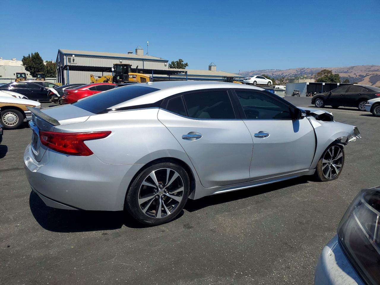 2017 Nissan Maxima 3.5 Sv Silver vin: 1N4AA6APXHC441036