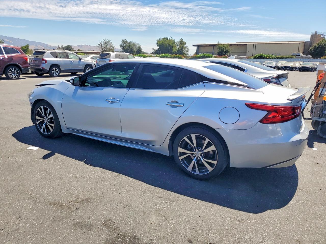 2017 Nissan Maxima 3.5 Sv Silver vin: 1N4AA6APXHC441036