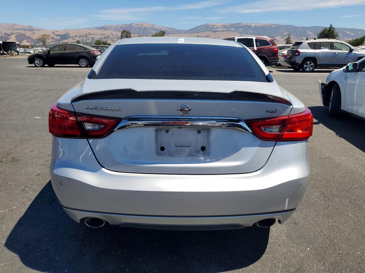 2017 Nissan Maxima 3.5 Sv Silver vin: 1N4AA6APXHC441036