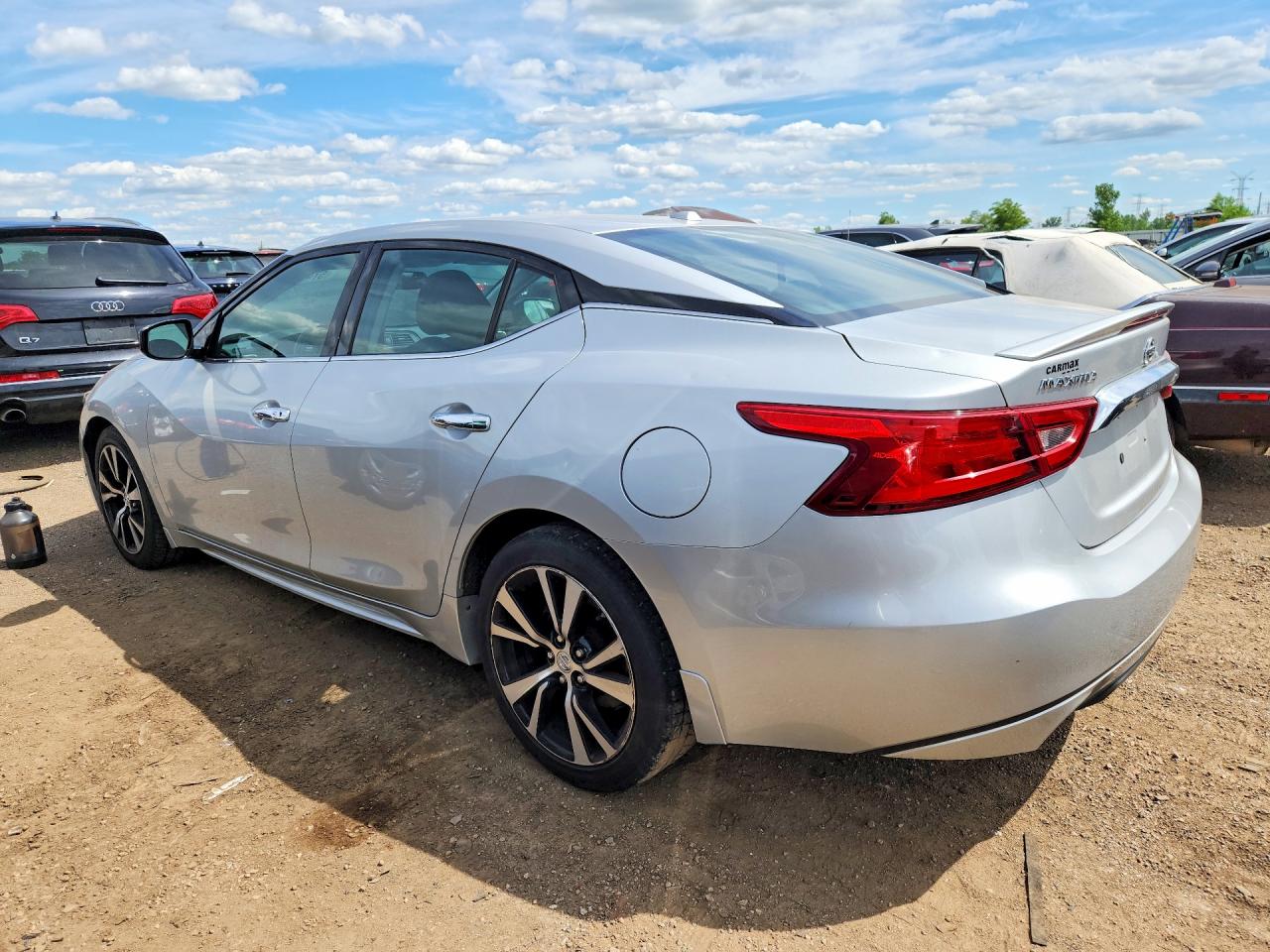 2017 Nissan Maxima 3.5 S Silver vin: 1N4AA6APXHC450495